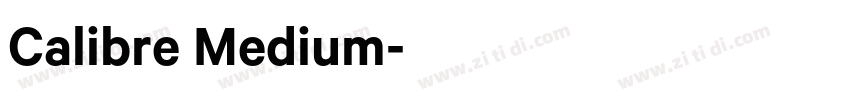 Calibre Medium字体转换